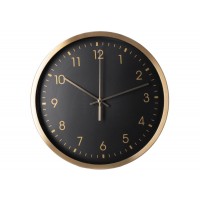 Годинник настінний металевий Optima Rich (чорні)