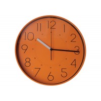 Годинник настінний пластиковий Optima Flash (помаранчевий)