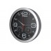 Часы настенные Optima Chrono с гигрометром и термометром (черные)