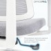 Крісло офісне OfficePro Elegant, світло-сіре