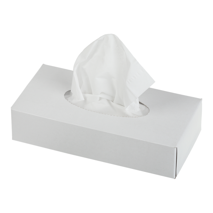 Салфетки в пенале косметические Buroclean 20х19см, 100шт., 2-слойные