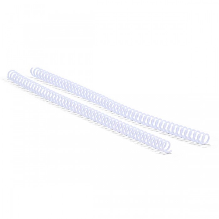 Спираль пластиковая А4, 4:1, 8мм. (белый) 100шт.