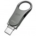 Флеш-пам'ять Silicon Power 64GB Mobile C80 Silver USB 3.2