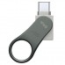 Флеш-пам'ять Silicon Power 64GB Mobile C80 Silver USB 3.2
