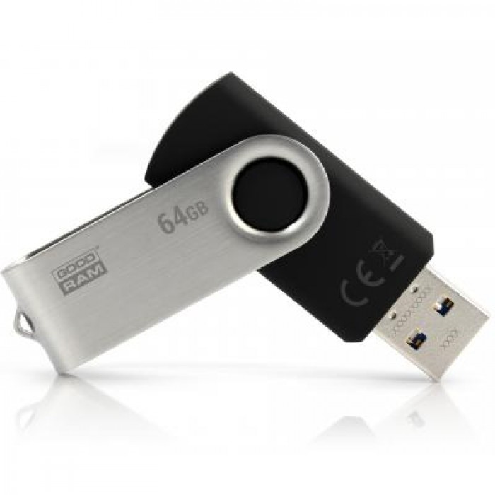 Флеш-пам'ять Goodram 64GB Twister Black USB 3.0