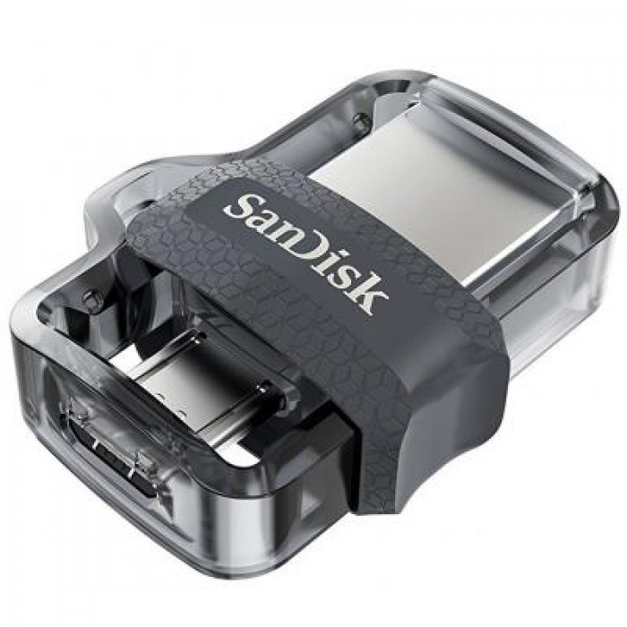 Флеш-пам'ять SanDisk 64GB Ultra Dual Black USB 3.0 OTG
