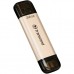Флеш-пам'ять Transcend 256GB JetFlash 930 Gold-Black USB 3.2/Type-C