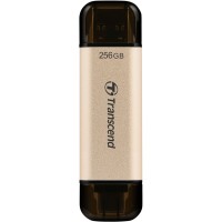 Флеш-пам'ять Transcend 256GB JetFlash 930 Gold-Black USB 3.2/Type-C