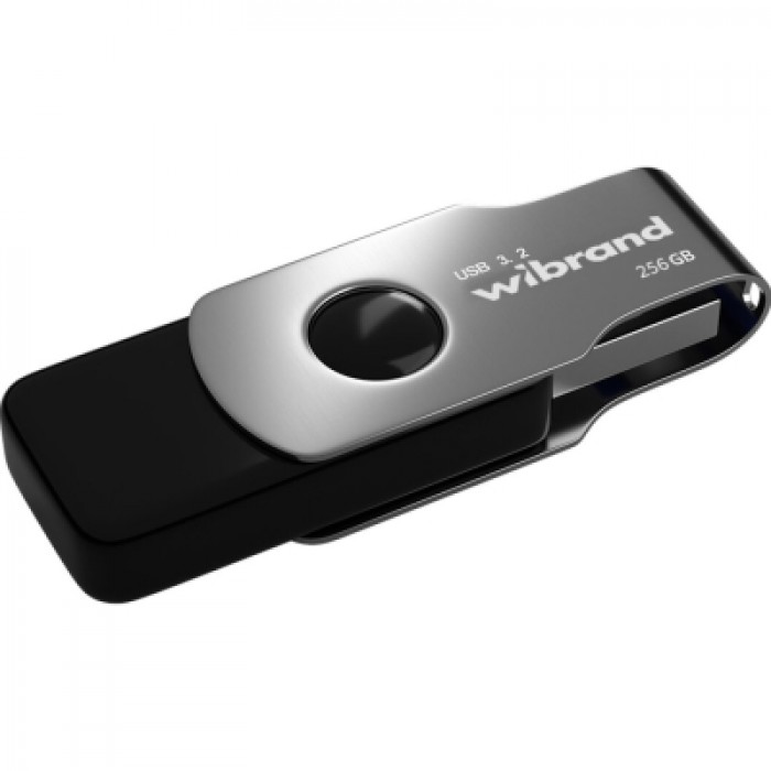 Флеш-пам'ять Wibrand 256GB Lizard Black USB 3.2