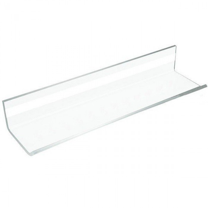 Полиця акрилова для скляних дошок на клеєвій основі