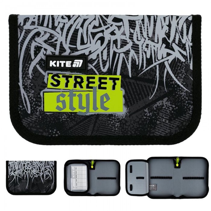 Пенал (1 відділення) з 2-ма відворотами 621 Street Style