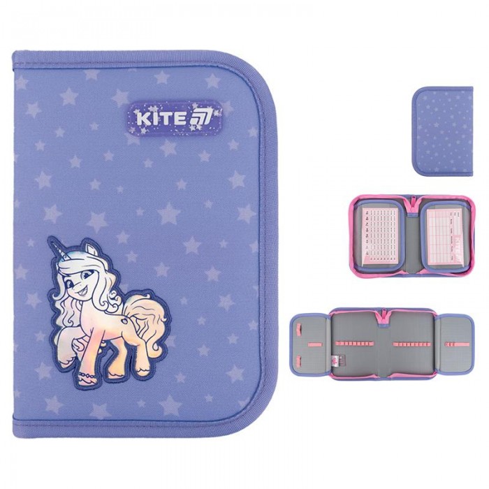 Пенал (1 відділення) з 2-ма відворотами 622 My Little Pony