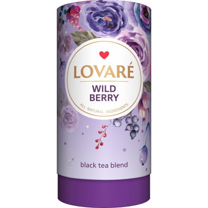 Чай Lovare Wild berry (80г) чорний
