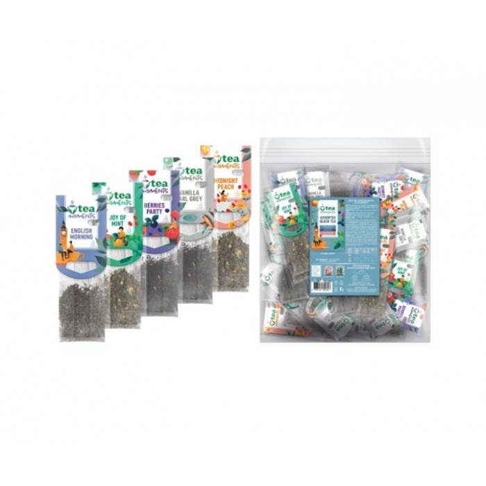 Чай Tea Moments Assorted Black tea, пакет (2,2гх50пак) черный