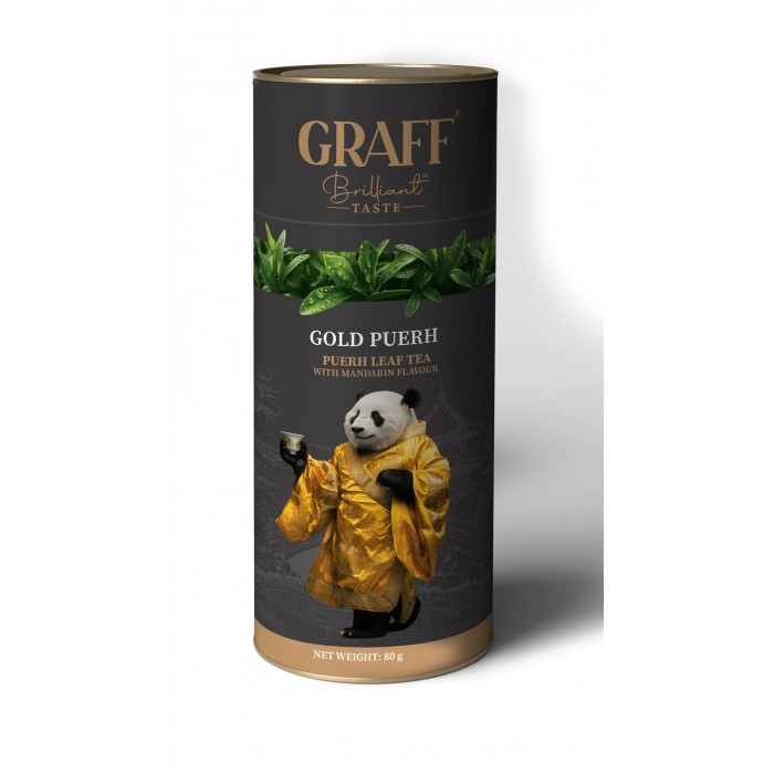 Чай Graff Gold Puer (80г) пуер з мандарином 