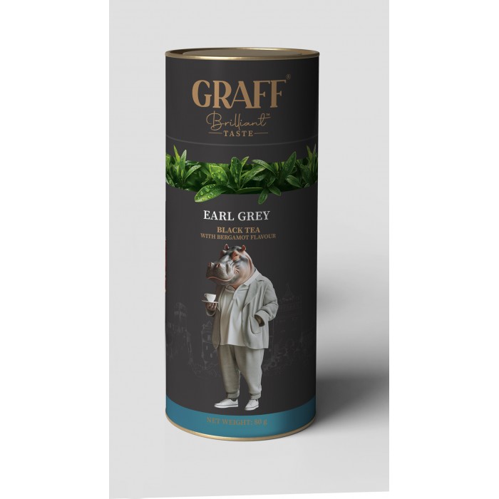 Чай Graff Earl Grey (80г) чорний з бергамотом