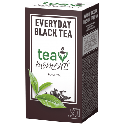 Чай Tea Moments Everyday Black Tea, пакет (1,8гх25пак) черный