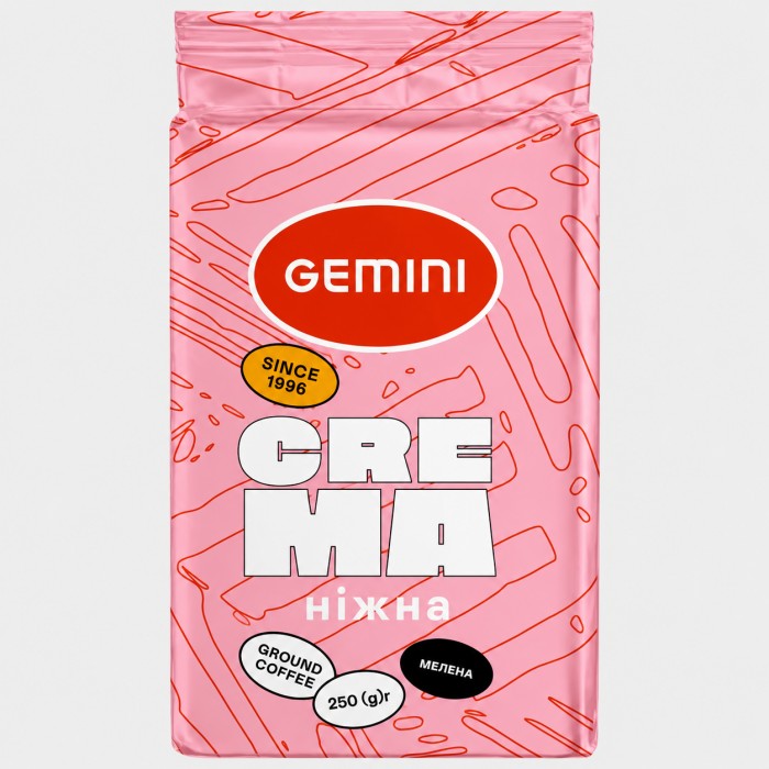 Кава мелена Gemini Crema 250г