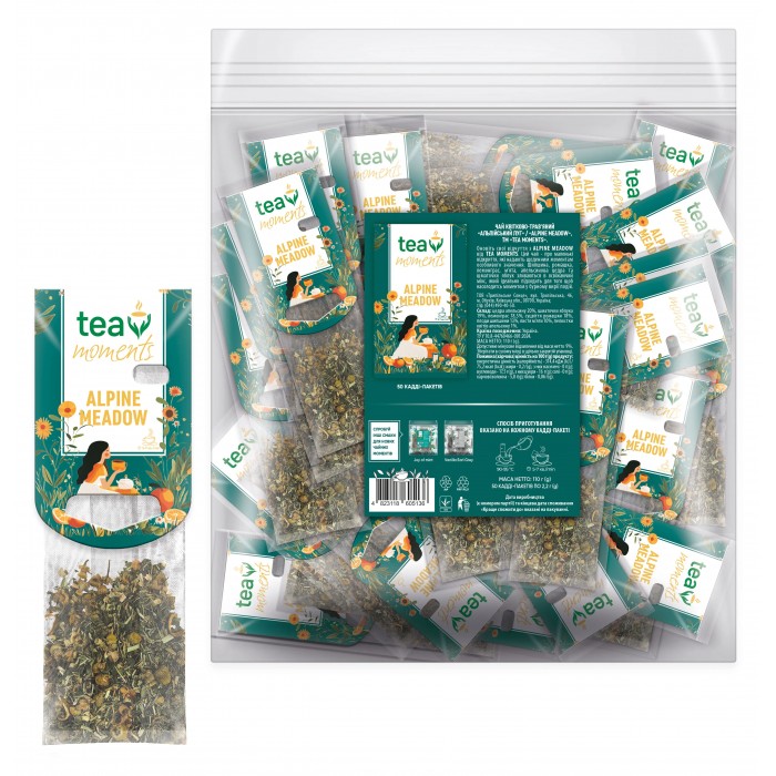 Чай Tea Moments Alpine Medow, пакет (2,2гх50пак) травяной