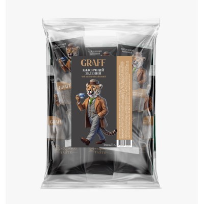 Чай Graff Green Classic (2гх50пак) зеленый Чай Graff Green Classic (2гх50пак) зеленый