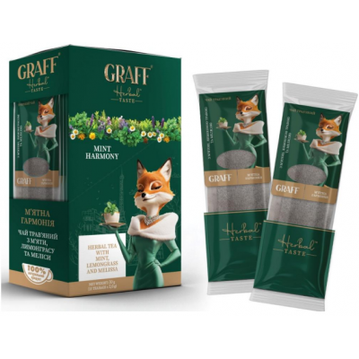 Чай Graff Mint Harmony (2гх15пак) травяной Чай Graff Mint Harmony (2гх15пак) травяной