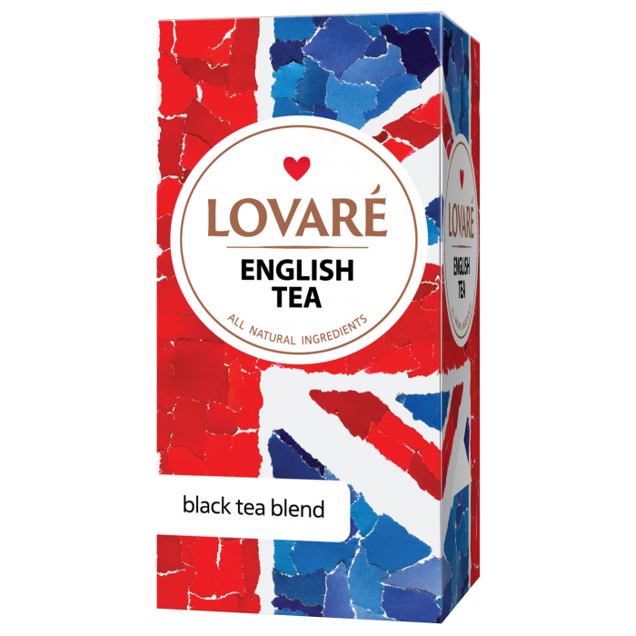 Чай Lovare English tea, пакет (2гх24пак) черный