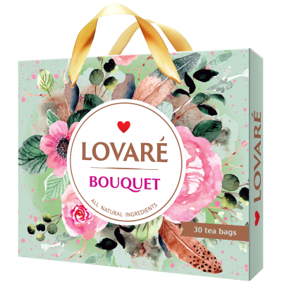 Чай Lovare Bouquet (2гх30пак) 6 видов по 5 пакетов