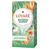 Чай Lovare Bahamian soursop, пакет (1,5гх24пак) зеленый