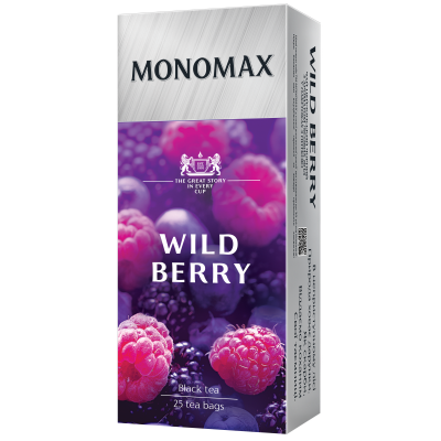Чай Monomax Wild Berry, пакет (2гх25пак) черный