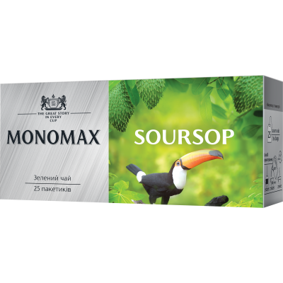Чай Monomax Soursop, пакет (1,5гх25пак) зеленый