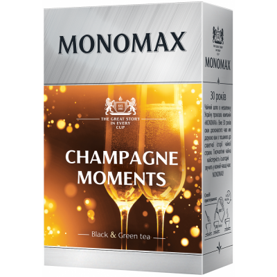 Чай Monomax Champagne Moment (80г) бленд чорного та зеленого