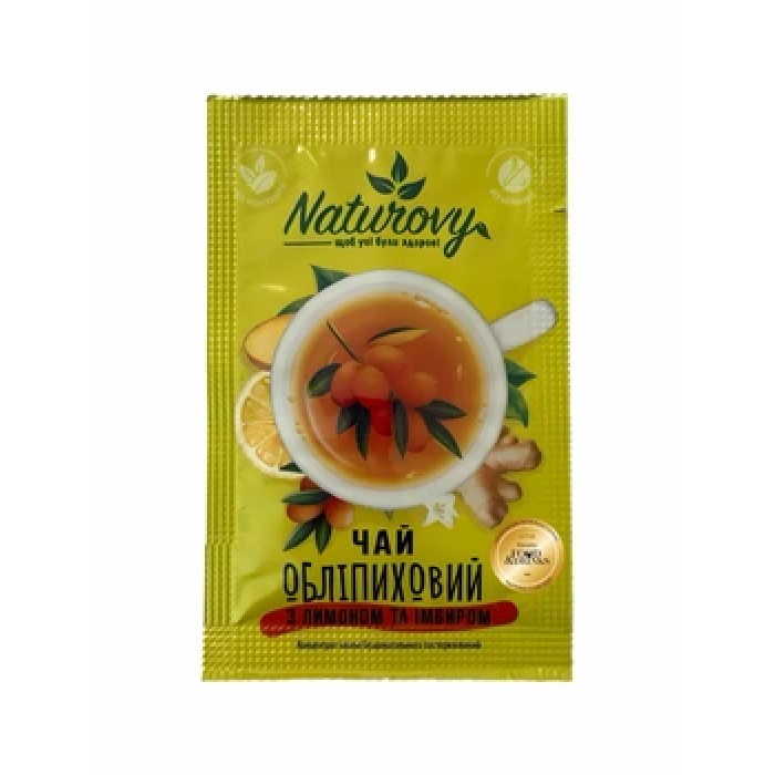 Чай-сашет концентр. Імбирний з лимоном та м'ятою (50г) 