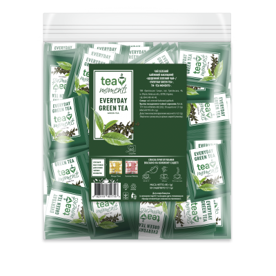 Чай Tea Moments Everyday Green Tea, сашет (1,7гх50пак) зеленый