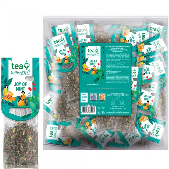 Чай Tea Moments Joy of Mint, пакет (2,2гх50пак) ягодно-травяной