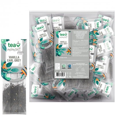 Чай Tea Moments Vanilla Earl Grey, пакет (2,2гх50пак) черный Чай Tea Moments Vanilla Earl Grey, пакет (2,2гх50пак) черный