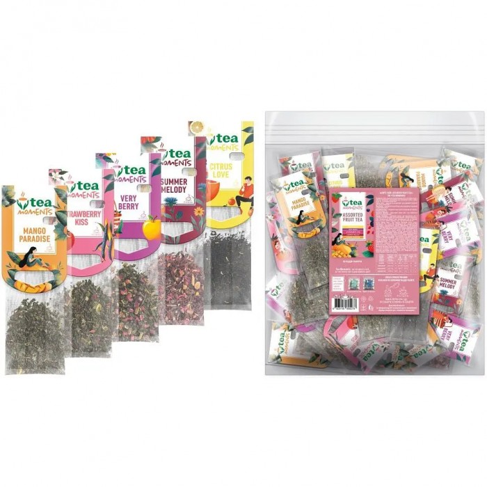 Чай Tea Moments Assorted Fuit tea, пакет (2,2гх50пак) фруктовый