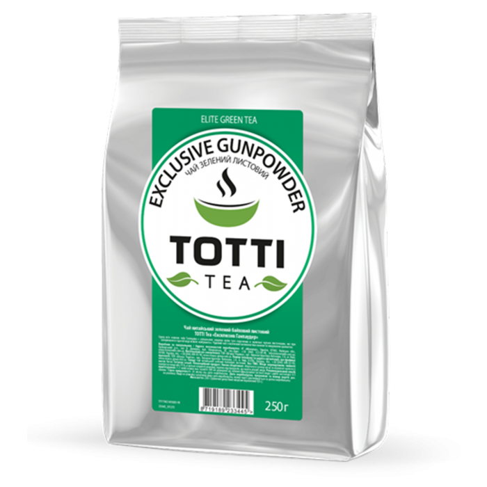 Чай Totti Tea Эксклюзив Ганпаудер  (250г) зеленый