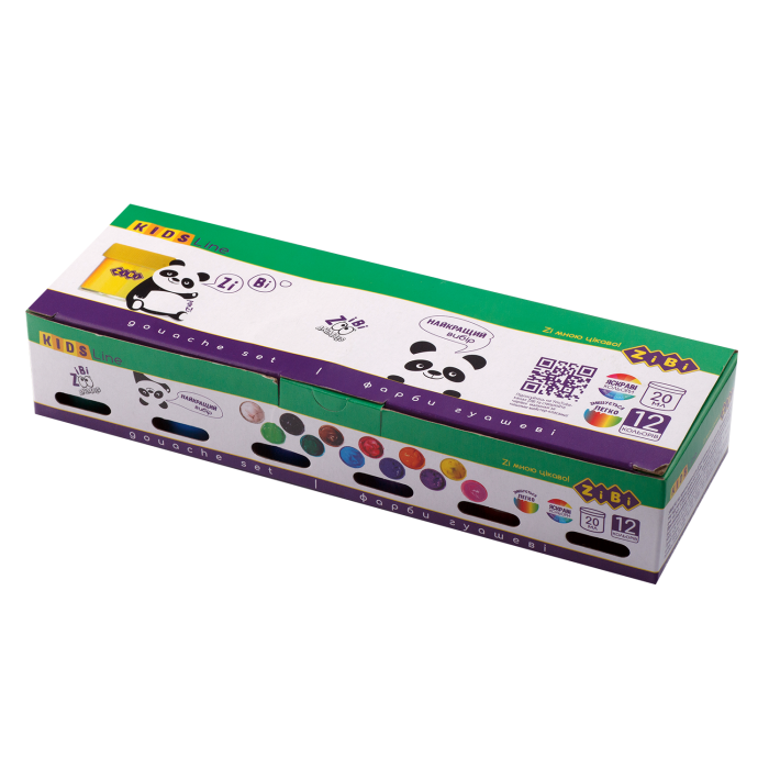 Гуашь (12 цветов) ZB.6604