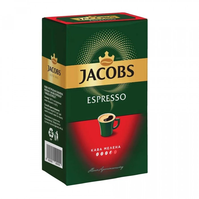 Кофе молотый Jacobs Monarch Espresso 450г