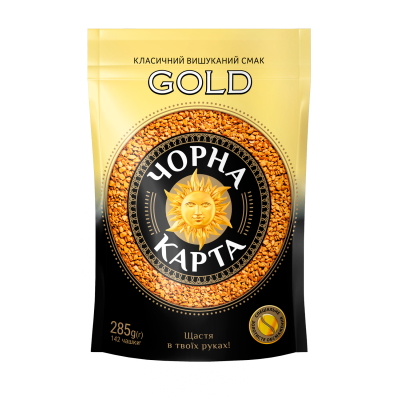 Кофе растворимый Черная Карта Gold 285г.