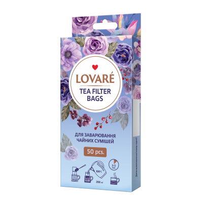 Фільтр-пакет для чаю Lovare (50шт)