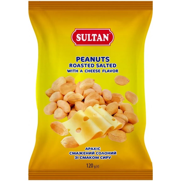 Арахис жареный, соленый со вкусом сыра 120г