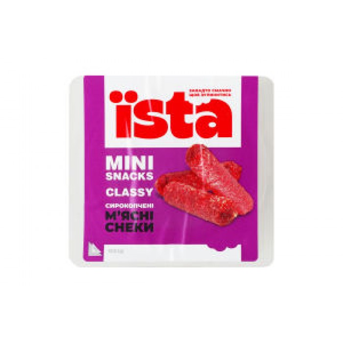 Снеки м'ясні сирокопчені Mini Snacks Classy 120г