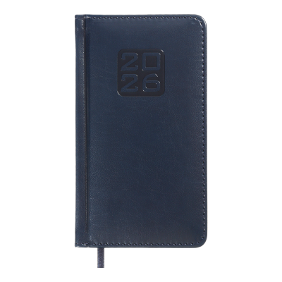 Еженедельник карманный 2026 Bravo 85х153 (синий)