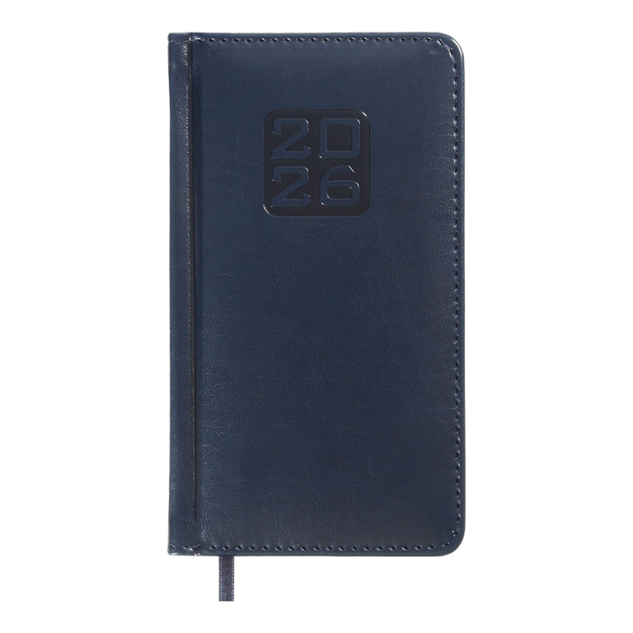 Щотижневик кишеньковий 2026 Bravo 85х153 (синій)