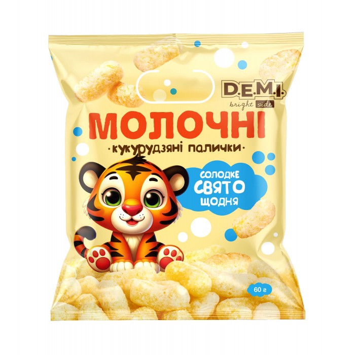 Палочки кукурузные Молочные 60г