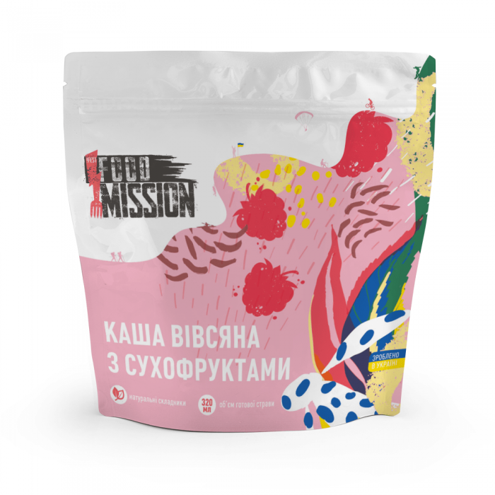 Каша овсяная с сухофруктами Food Mission 100г