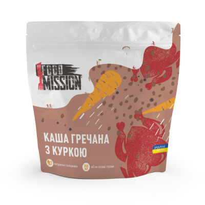 Каша гречневая с курицей Food Mission 100г