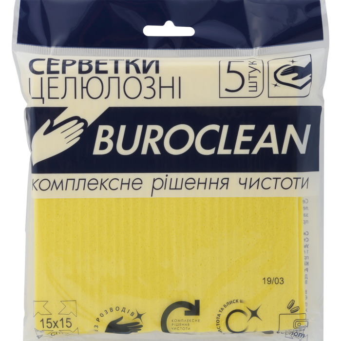 Салфетки целлюлозные Buroclean 5шт 10200113