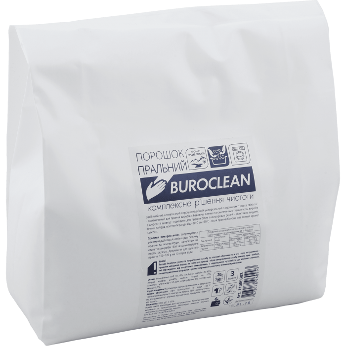 Buroclean порошок пральний (універсальний) Гірська свіжість 3кг. 